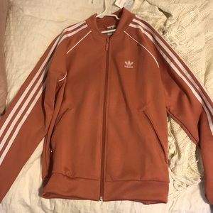 ash pink adidas jacket